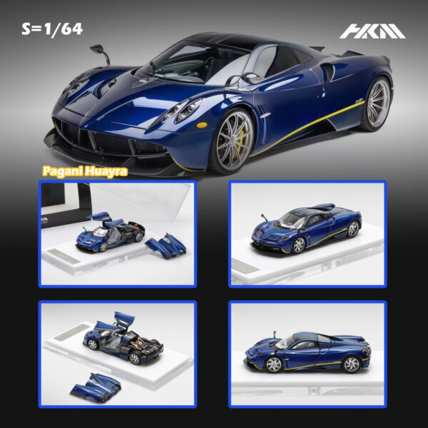 HKM Premium 1:64 Huayra Coupe 2014 – Metallic Blue