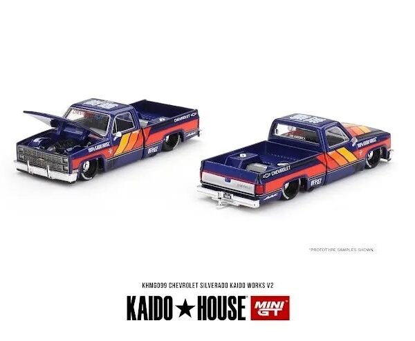 Kaido House  1:64 #99 Chevrolet Silverado KAIDO WORKS V2, Sealed