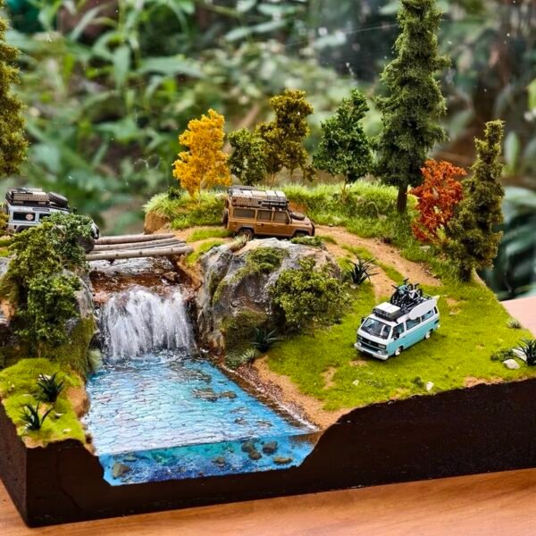 (Pre-Order) Off-Road Scene Diorama 1:64 Pablo’s Diecast Garage Exclusive