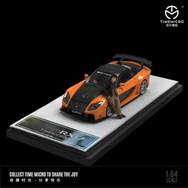 TIME MICRO 1:64 RX-7 Veilside Fast & Furious with Han Figure