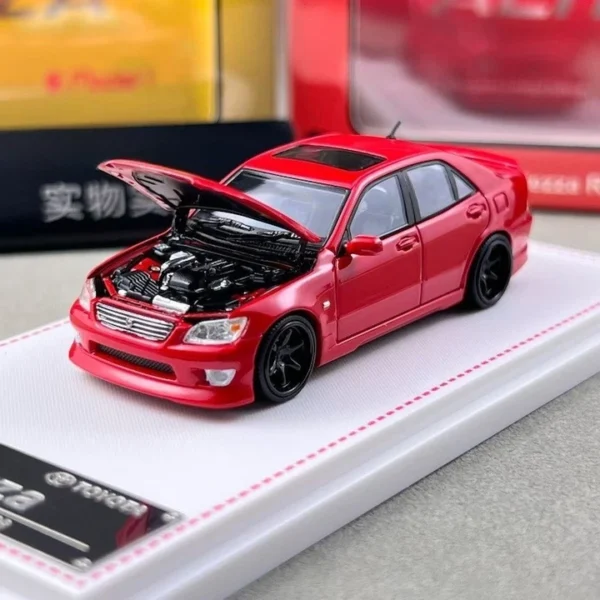 Model1 1:64 Red RS200 SXE10 Altezza Sedan - Red