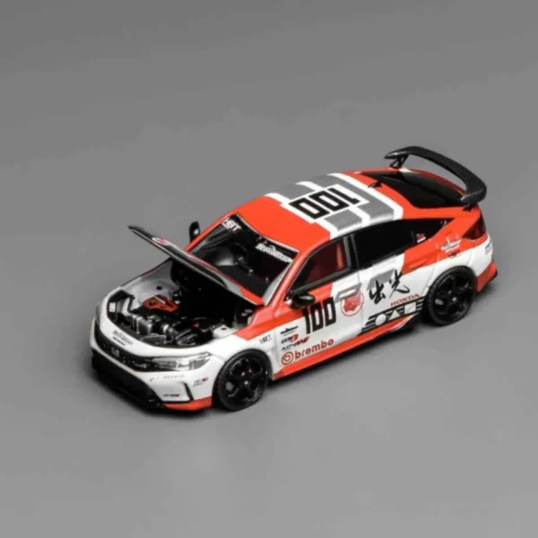 MOTORHELIX 1:64 Honda Civic Type R (FL5) Idemistu Motion Red