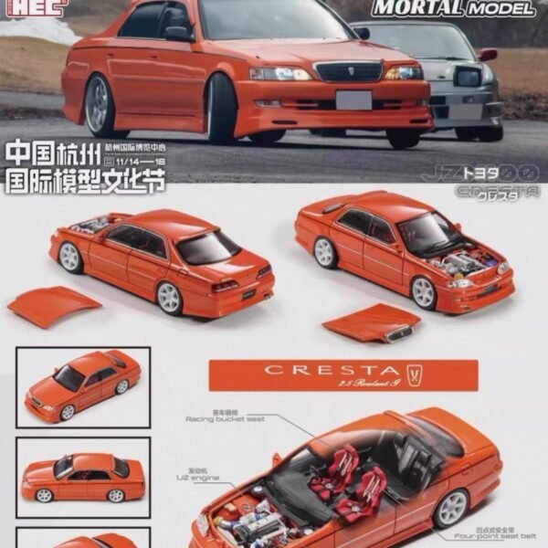 Mortal 1:64 Hobby Expo Guangzhou Exclusive Toyota Cresta 2.5 Roulant G - Read Notes