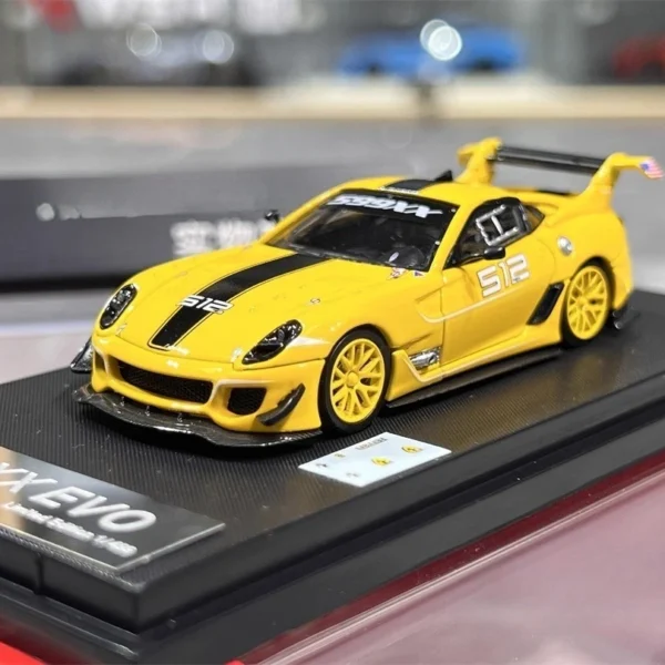 LS Model 1:64 Ferrari 599XX - Yellow 512