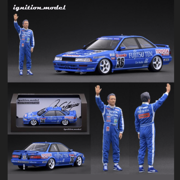 ( Pre-Order) Ignition Model 1:18 FUJITSU TEN TOM'S COROLLA (#36) 1991 JTC With Mr. Sekiya - $360.  Ends January 6. PLEASE READ DETAILS!