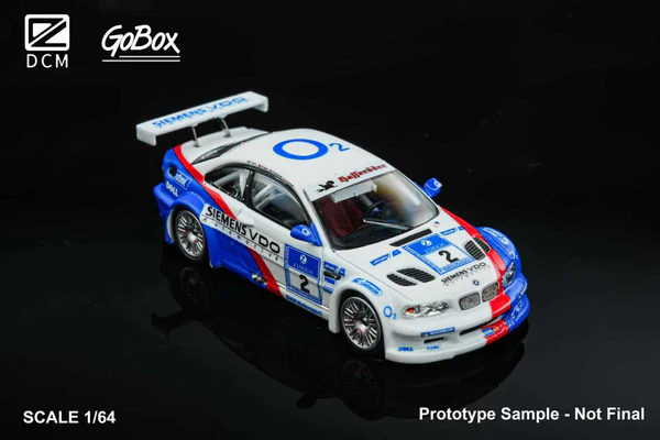 DCM & GOBOX 1:64 BMW M3 GTR E46 Siemens #2
