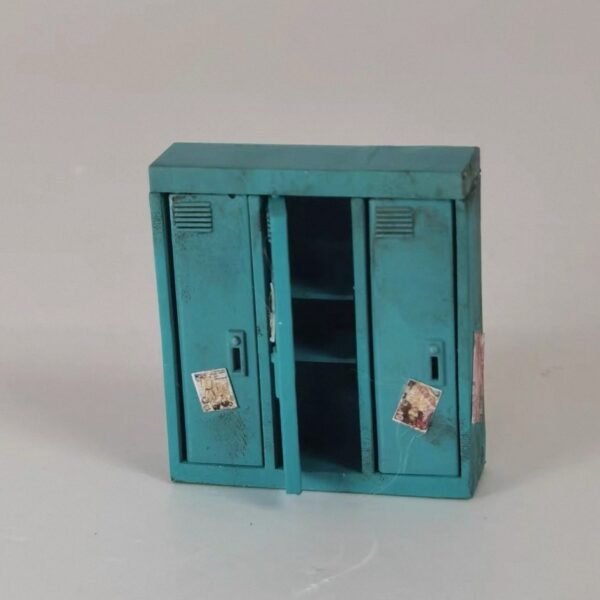 Diorama Accessory 1:64 Teal Lockers