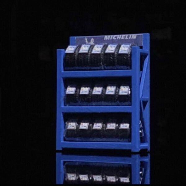 Diorama Accessory 1:64  Tire Rack - Michelin