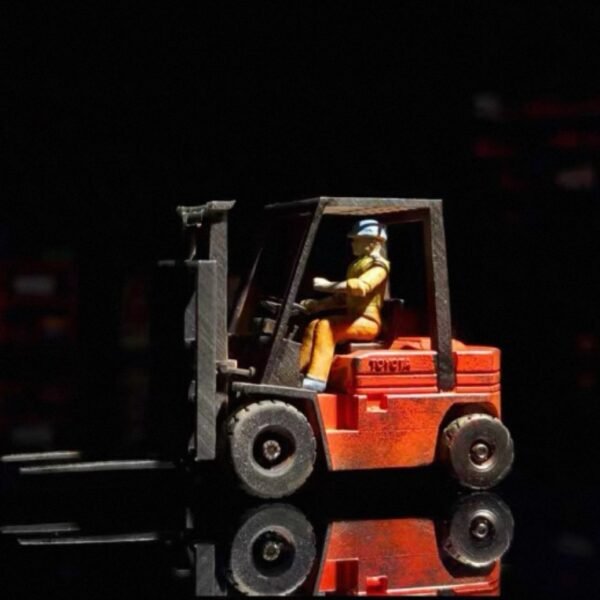 Diorama Accessory 1:64  Fork Lift - 3D printed in resin