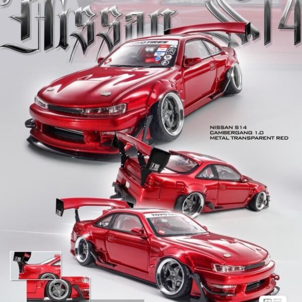 (Pre-Order) Mortal Model 1:64 VIP Fans Club Exclusive Silvia S14 with Chambered Wheels