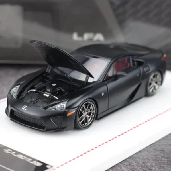 Model One 1:64 Lexus LFA Coupe Sports Model Matte Black