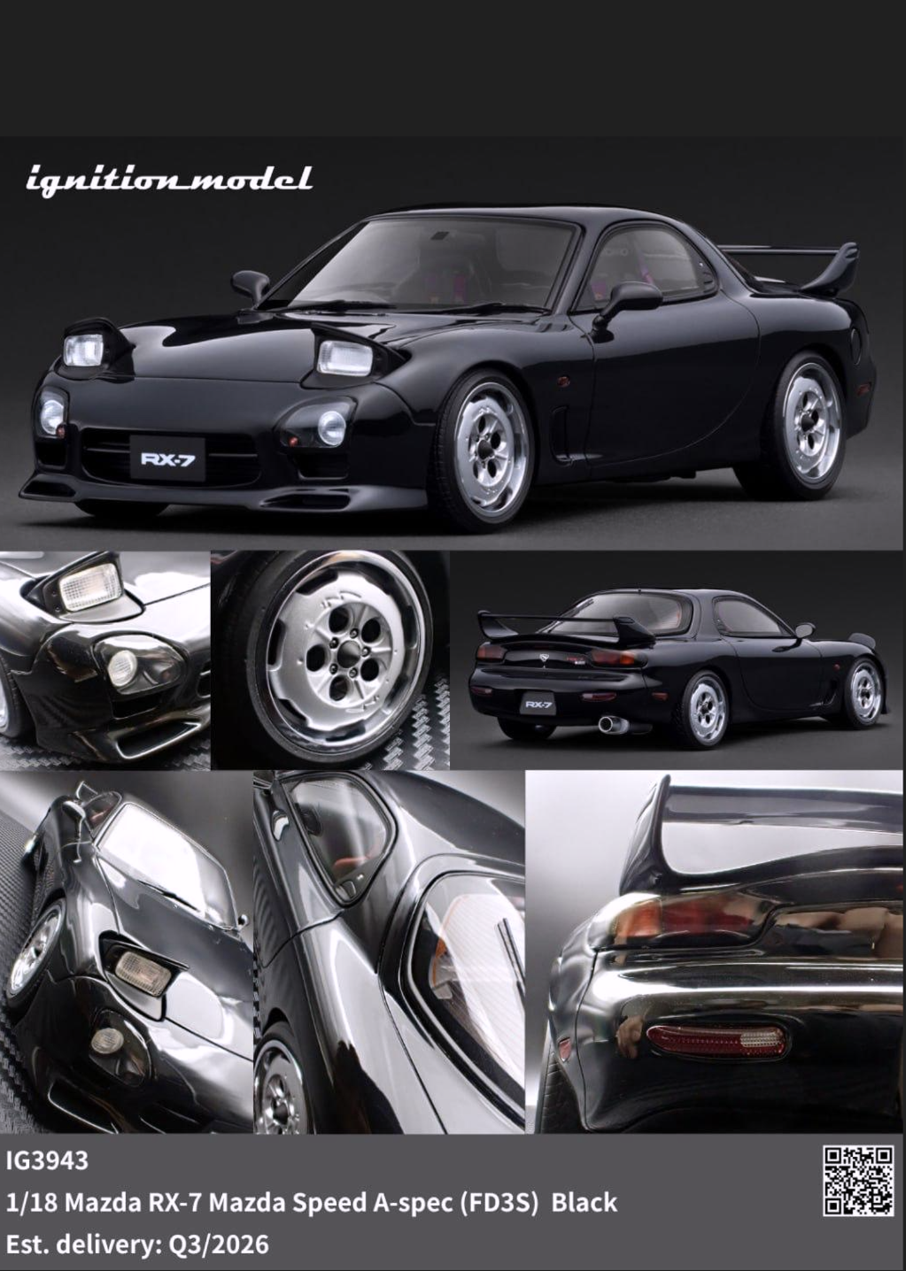 mazda rx7 black new main
