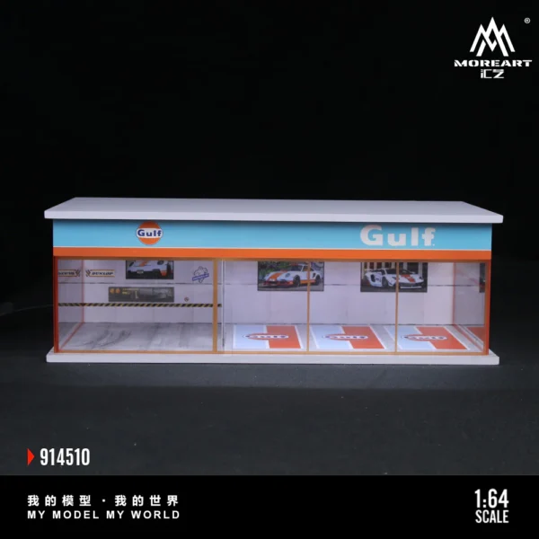 MoreArt 1:64 Gulf Parking Exhibition Hall Diorama