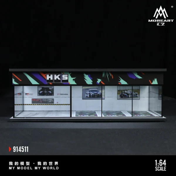 MoreArt 1:64 HKS Parking Exhibition Hall Diorama