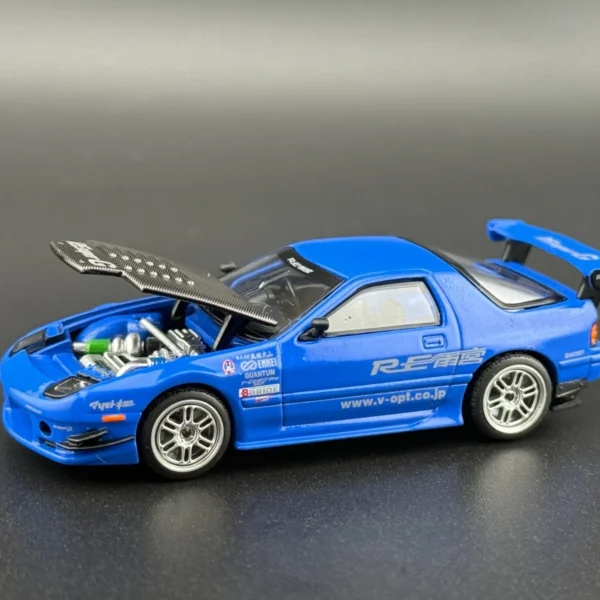 PopRace 1:64 Mazda RX7 FC3S RE-Amemiya Blue