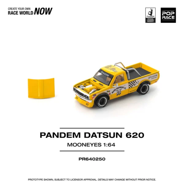 PopRace 1:64 Pandem Datsun 620 Mooneyes