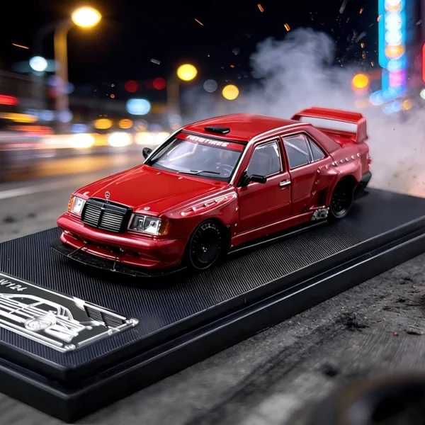RM 1:64 Mercedes-Benz 500 E W124 Red