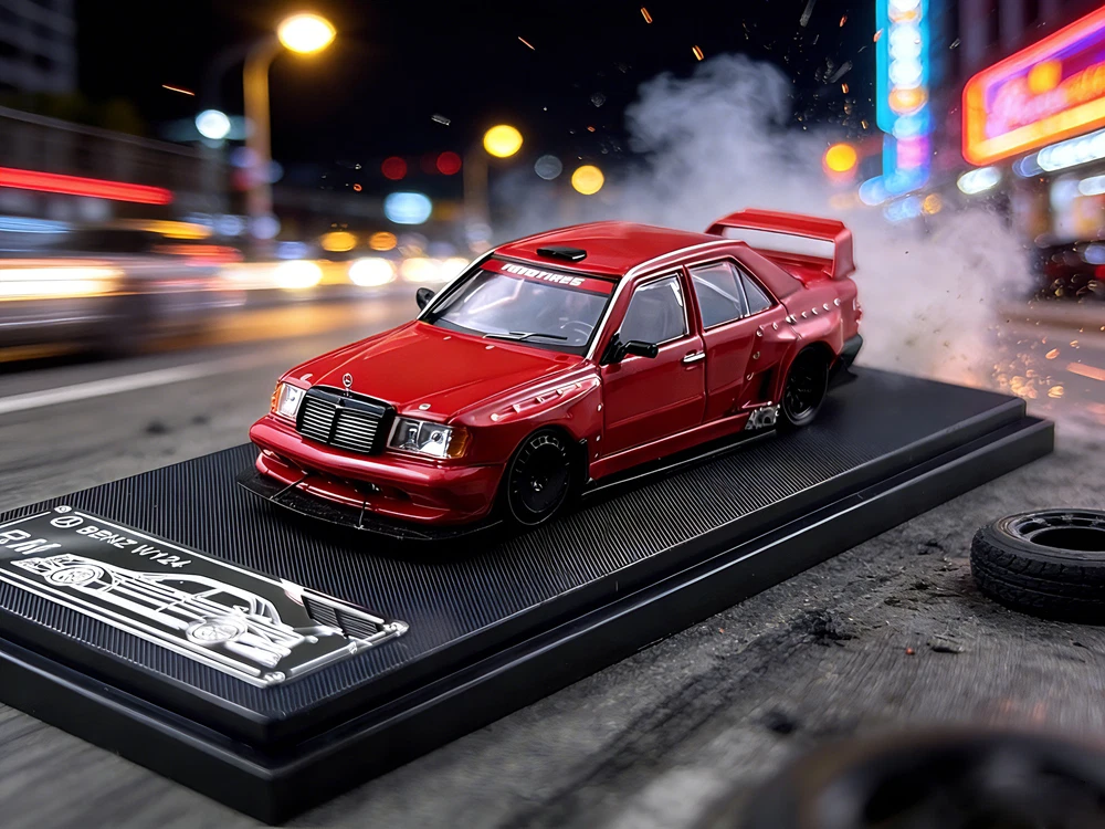rm benz w124 red m
