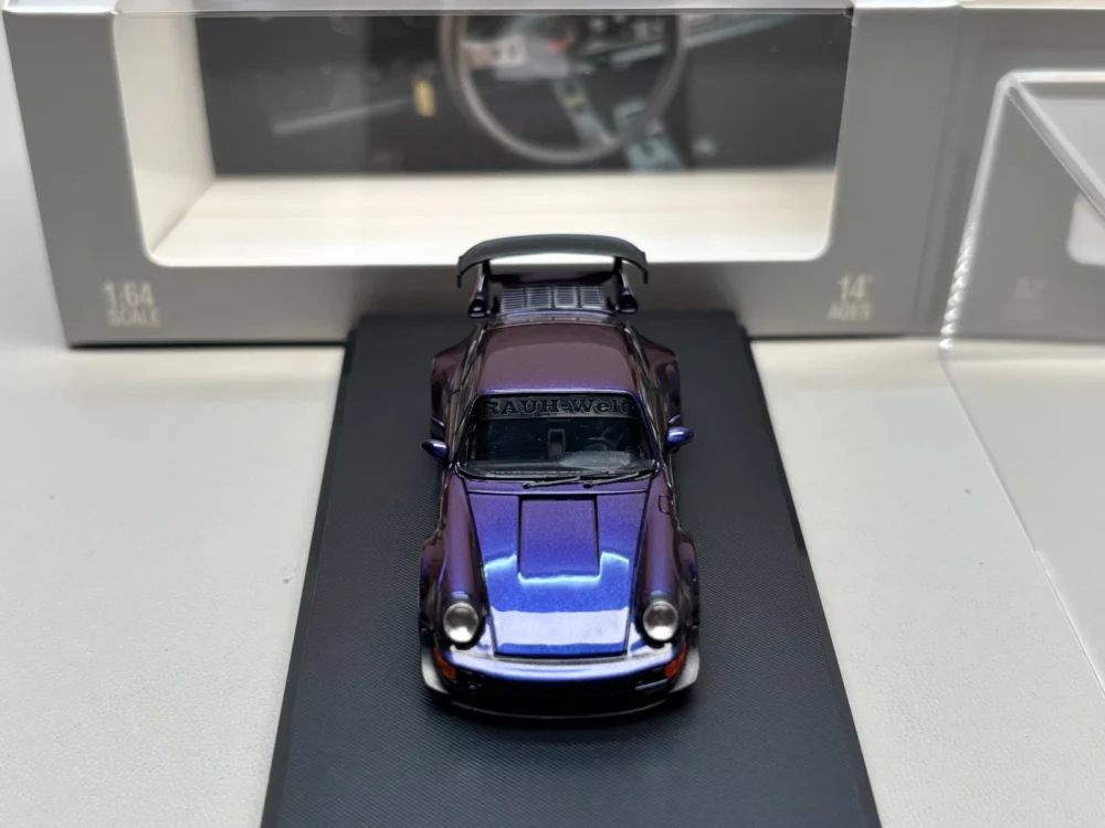 Street Weapon 1:64 Porsche RWB 964 Purple - Pablos Diecast Garage