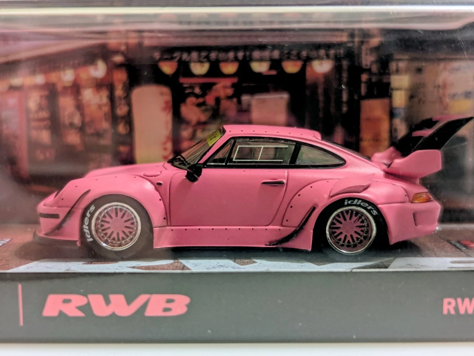 Tarmac Works 1:64 Porsche RWB 993 Manila Auto Salon PDX Matte Pink