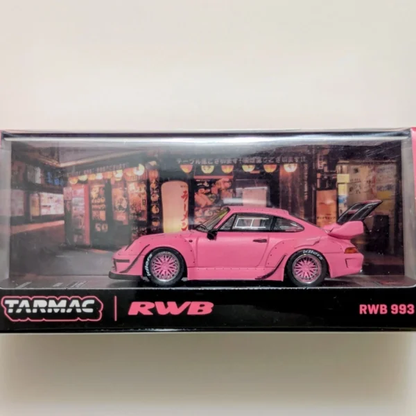 Tarmac Works 1:64 Porsche RWB 993 Manila Auto Salon PDX Matte Pink