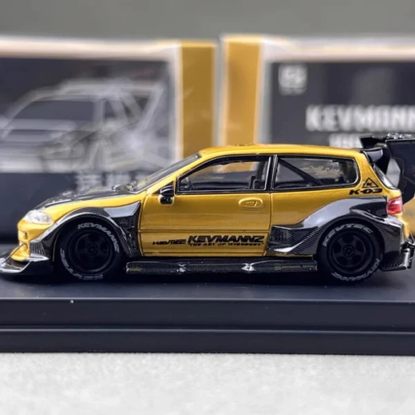 DCM 1:64 Gold CIVIC Kevmannz GT EG6 Short wing
