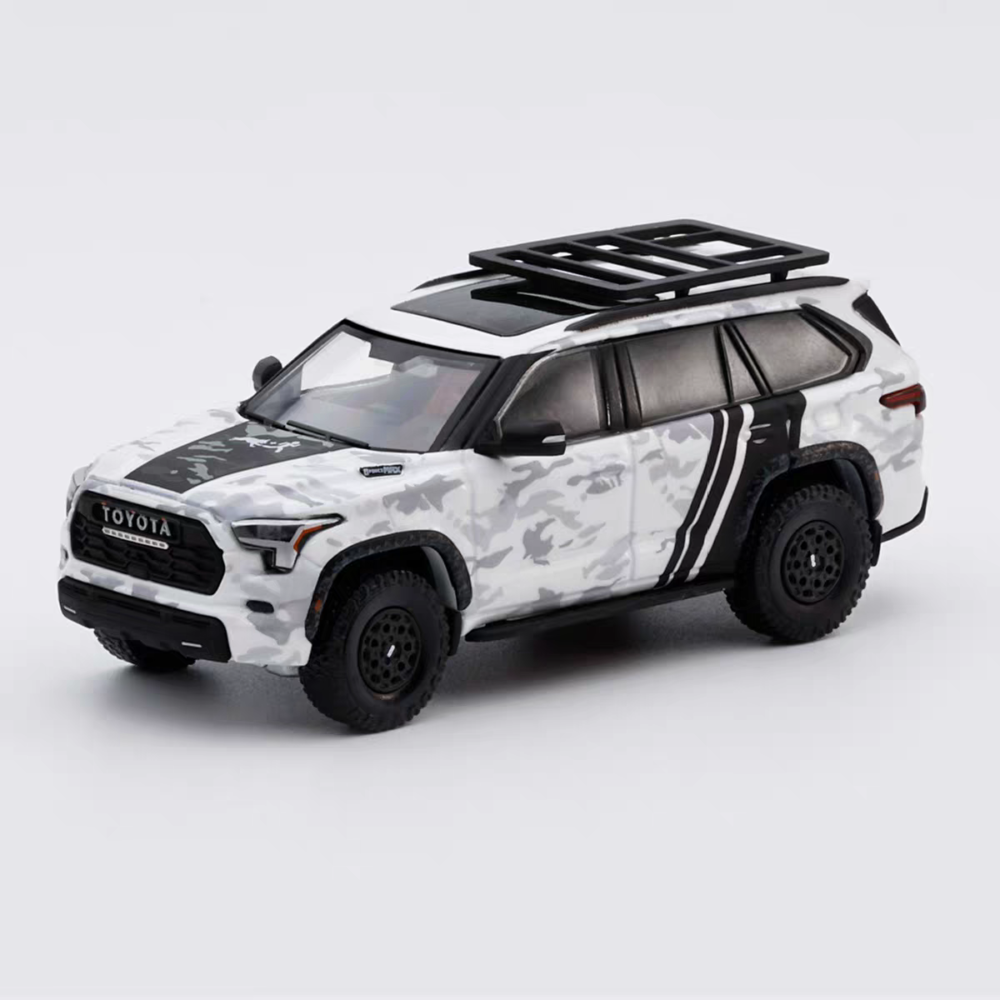 GCD 1:64 Toyota Sequoia XK80 TRD Pro White Camouflage - Pablos