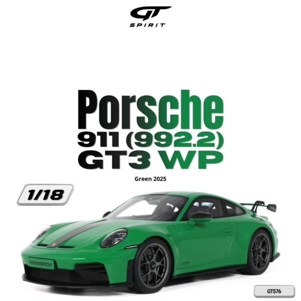 (Pre-Order) GT Spirit 1:18 PORSCHE 911 [992.2] GT3 WP GREEN 2025