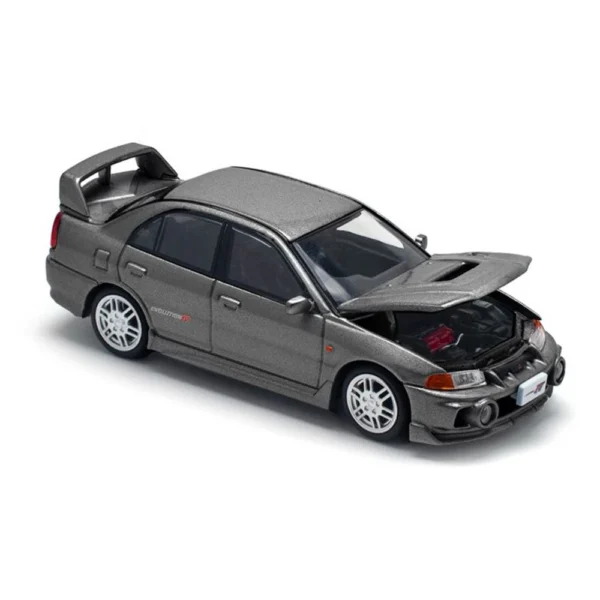 PopRace 1:64 MITSUBISHI LANCER EVOLUTION IV DARK GREY PR640327