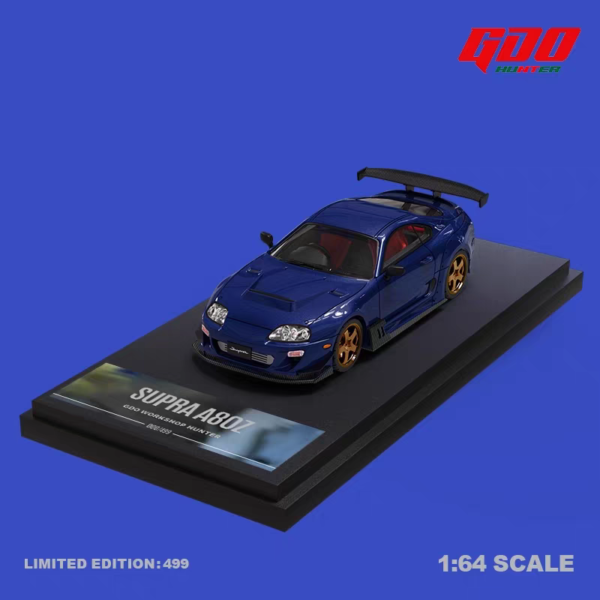 GDO Hunter x TM 1:64 SUPRA A80Z Solid Blue