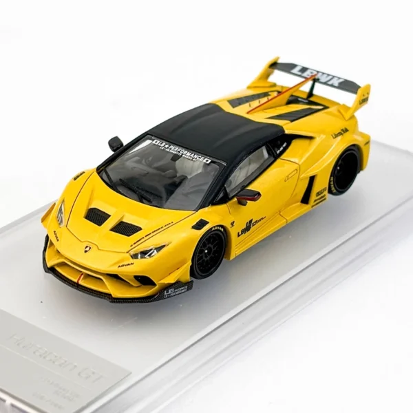 King Model 1:64 Yellow LBWK Huracan GT Yellow 64KMC0024