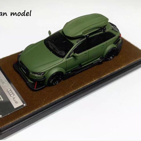SUP Qidian Model 1:64 Resin AUDI RS6 Matte Green