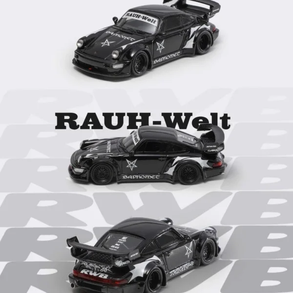 Fast Speed 1:64 Porsche Rauh-Welt RWB964 Wide-Body Modified, Baphomet Livery