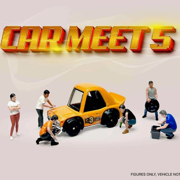 American Diorama 1:64 Figures Car Meet 5