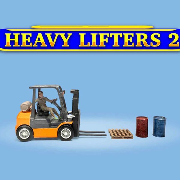American Diorama 1:64 Figures Heavy Lifters Forklift Set II