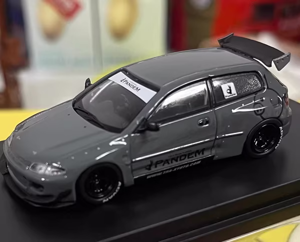 OneModel 1:64 Honda Civic EG6 Pandem Rocket Bunny Cement Grey