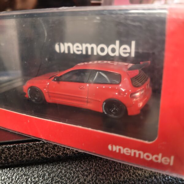 OneModel 1:64 Honda Civic EG6 Rocket Bunny Red