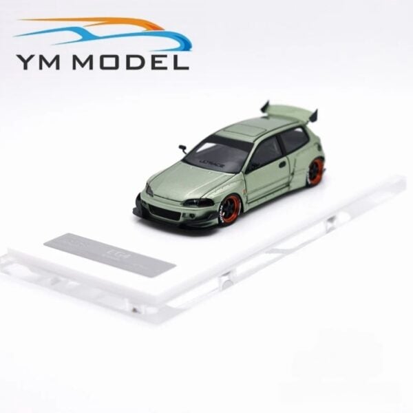 YM model 1:64 Resin Civic EG4 K20 Pandem Metallic Green