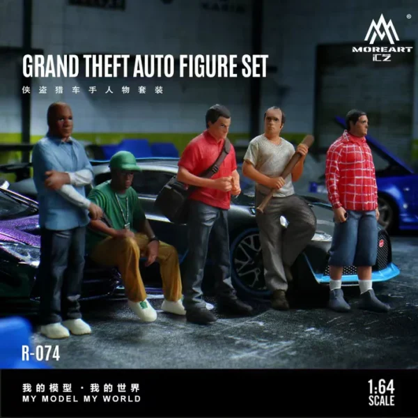 Moreart 1:64 Grand Theft Auto Character Set