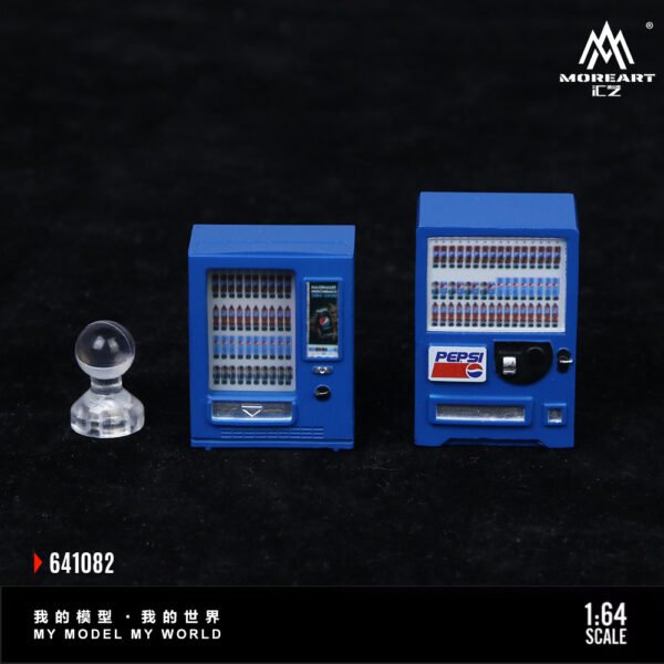 Moreart 1:64 Pepsi Beverage Vending Machine Set