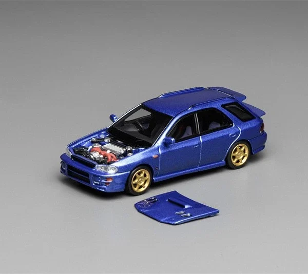 MOTORHELIX 1:64 lmpreza Wagon WRX STi Version -Blue