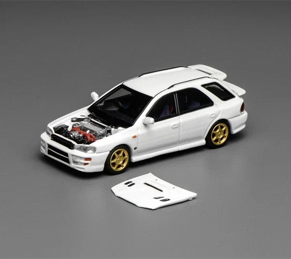 MOTORHELIX 1:64 lmpreza Wagon WRX STi Version - White