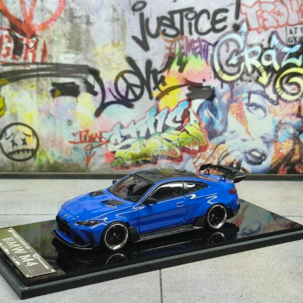 Street Warrior SW x Ghost Player 1:64 BMW M4 G82 ADRO BODY KIT Blue