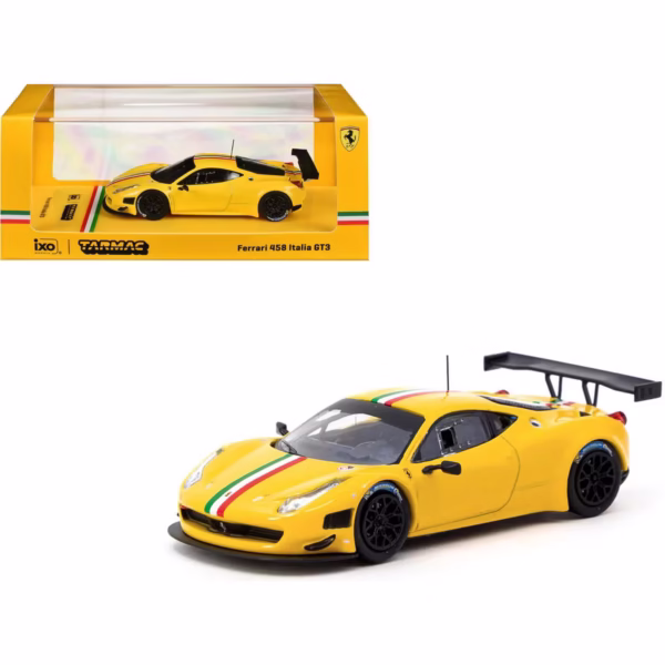 Tarmac Works 1:64 Ferrari 458 Italia GT3 Yellow