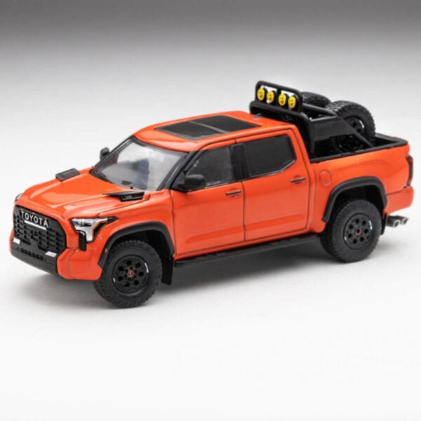 GCD 1:64 Toyota Tundra TRD Pro Solar Octane Orange Diecasttalk exclusive