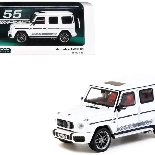 Tarmac Works 1:64 Mercedes-AMG G 63 Edition 55 White Road64
