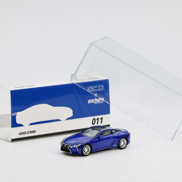 GCD X Enchery 1:64 Lexus LC500h Blue