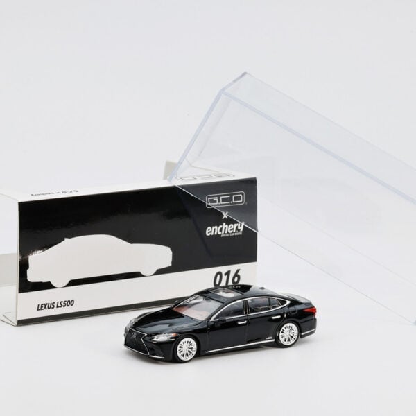 GCD X Enchery 1:64 Lexus LS500 Black