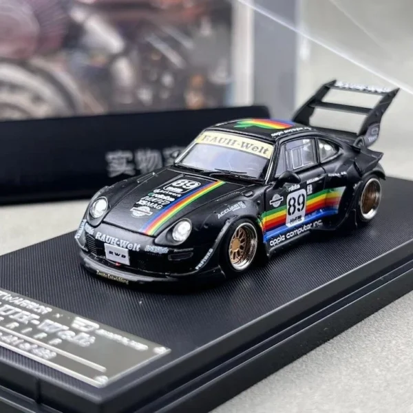 Street Weapon SW 1:64 Rauh-Welt widebody RWB993 Matte Black Apple High Tail