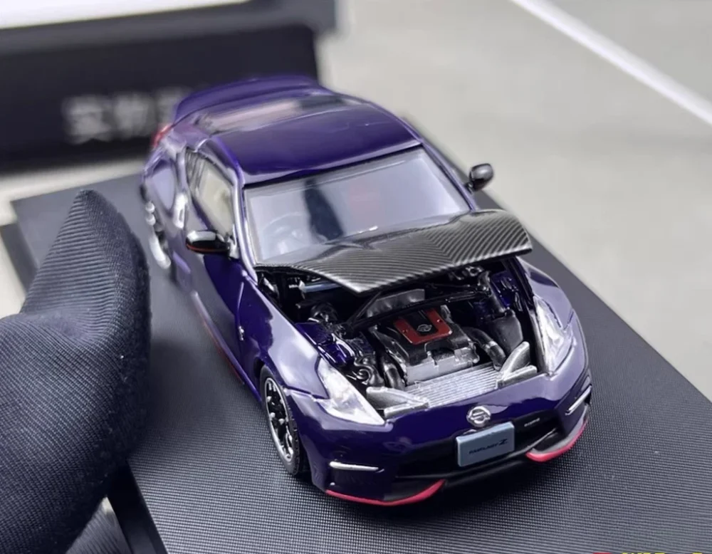Fuji 1:64 Fairlady Z Z34 370z Nismo Purple with Carbon Hood Fuji 1:64 Fairlady Z Z34 370z Nismo Purple with Carbon Hood